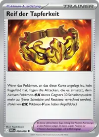 Reif der Tapferkeit 080/086 – Weiße Flammen (WHT), Pokémon-Karte Deutsch