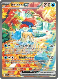 Keldeo-ex 167/086 – Weiße Flammen (WHT), Pokémon-Karte Deutsch