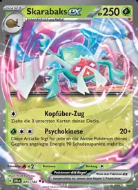 Skarabaks-ex 025/182 – Ewige Rivalen (DRI), Pokémon-Karte Deutsch