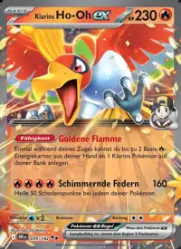 Klarins Ho-Oh-ex 039/182 – Ewige Rivalen (DRI), Pokémon-Karte Deutsch