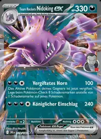 Team Rockets Nidoking-ex 119/182 – Ewige Rivalen (DRI), Pokémon-Karte Deutsch