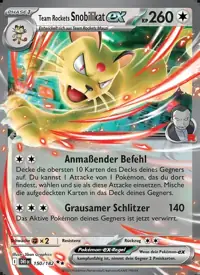 Team Rockets Snobilikat-ex 150/182 – Ewige Rivalen (DRI), Pokémon-Karte Deutsch