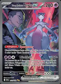 Team Rockets Mewtu-ex 231/182 – Ewige Rivalen (DRI), Pokémon-Karte Deutsch