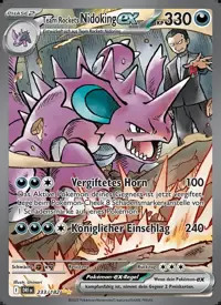Team Rockets Nidoking-ex 233/182 – Ewige Rivalen (DRI), Pokémon-Karte Deutsch