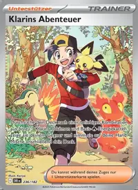 Klarins Abenteuer 236/182 – Ewige Rivalen (DRI), Pokémon-Karte Deutsch