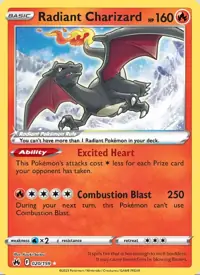 Strahlendes Glurak 020/159 – Zenit der Könige (CRZ), Pokémon-Karte Englisch