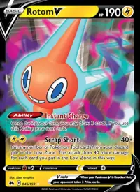 Rotom V 045/159 – Zenit der Könige (CRZ), Pokémon-Karte Englisch