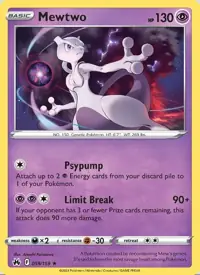 Mewtu 059/159 – Zenit der Könige (CRZ), Pokémon-Karte Englisch