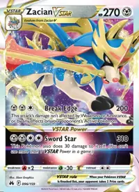 Zacian VSTAR 096/159 – Zenit der Könige (CRZ), Pokémon-Karte Englisch