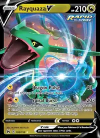 Rayquaza V 100/159 – Zenit der Könige (CRZ), Pokémon-Karte Englisch