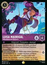 Luisa Madrigal - Selbstbewusste Kletterin 060 – Unbekannte Wildnis, Lorcana-Karte Deutsch