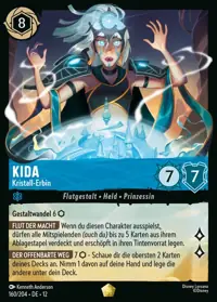 Kida - Kristall-Erbin 160 – Unbekannte Wildnis, Lorcana-Karte Deutsch