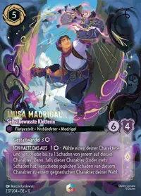 Luisa Madrigal - Selbstbewusste Kletterin 227/204 – Unbekannte Wildnis, Lorcana-Karte Deutsch