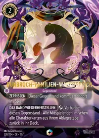 DunBroch-Familien-Wandteppich 228/204 – Unbekannte Wildnis, Lorcana-Karte Deutsch