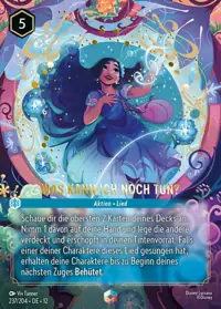Was kann ich noch tun? 237/204 – Unbekannte Wildnis, Lorcana-Karte Deutsch