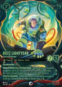 Buzz Lightyear - Dschungel-Ranger 241/204 – Unbekannte Wildnis, Lorcana-Karte Deutsch