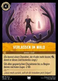 Verlassen im Wald 029 – Ursulas Rückkehr, Lorcana-Karte Deutsch