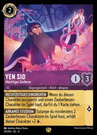 Yen Sid - Mächtiger Zauberer 059 – Ursulas Rückkehr, Lorcana-Karte Deutsch