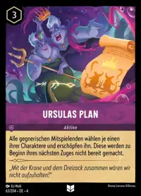 Ursulas Plan 063 – Ursulas Rückkehr, Lorcana-Karte Deutsch