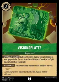 Visionsplatte 100 – Ursulas Rückkehr, Lorcana-Karte Deutsch