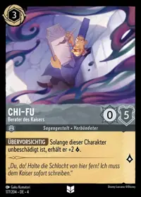 Chi-Fu - Berater des Kaisers 177 – Ursulas Rückkehr, Lorcana-Karte Deutsch