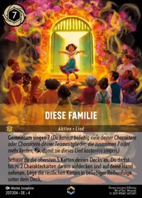 Diese Familie 207/204 – Ursulas Rückkehr, Lorcana-Karte Deutsch