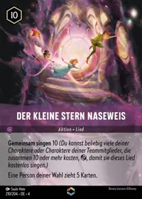 Der Kleine Stern Naseweis 210/204 – Ursulas Rückkehr, Lorcana-Karte Deutsch