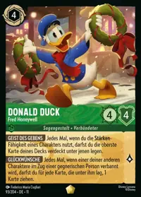 Donald Duck - Fred Honeywell 093 – Winterzauber, Lorcana-Karte Deutsch