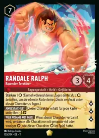Randale Ralph - Rasender Zerstörer 103 – Winterzauber, Lorcana-Karte Deutsch