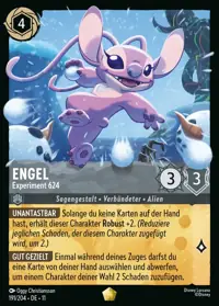 Engel - Experiment 624 191 – Winterzauber, Lorcana-Karte Deutsch