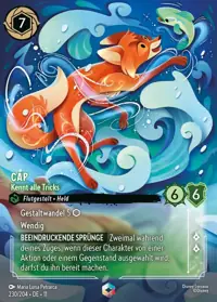 Cap - Kennt alle Tricks 230/204 – Winterzauber, Lorcana-Karte Deutsch