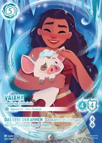 Vaiana - Neugierige Entdeckerin 242/204 – Winterzauber, Lorcana-Karte Deutsch