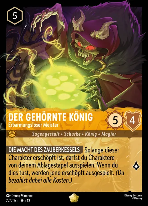 Der gehörnte König - Erbarmungsloser Meister #022 Angriff der Ranke! Disney Lorcana-Karte (Near Mint)