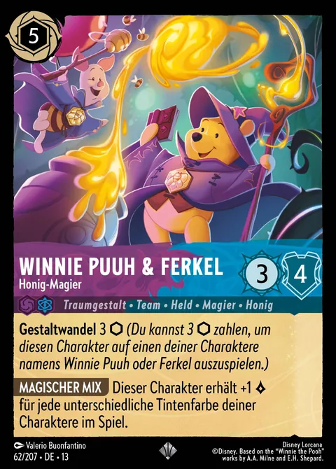 Winnie Puuh & Ferkel - Honig-Magier #062 Angriff der Ranke! Disney Lorcana-Karte (Near Mint)