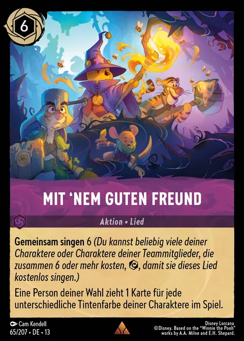 Mit 'nem guten Freund #065 Angriff der Ranke! Disney Lorcana-Karte (Near Mint)