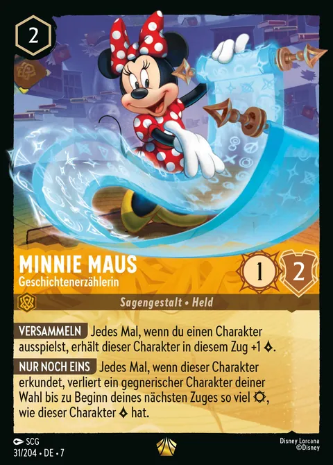 Minnie Maus - Geschichtenerzählerin #031 Archazias Insel Disney Lorcana-Karte (Near Mint)