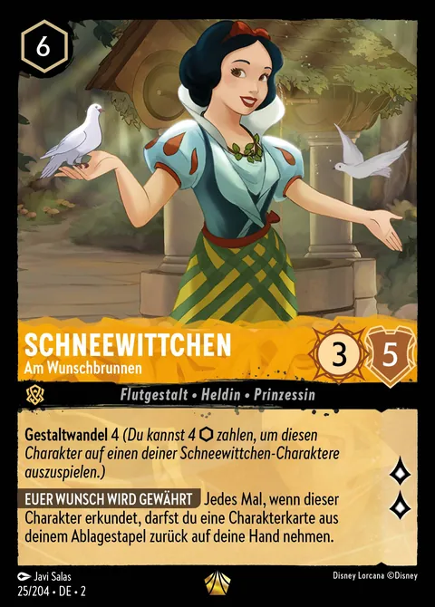 Schneewittchen - Am Wunschbrunnen #025 Aufstieg der Flutgestalten Disney Lorcana-Karte (Near Mint)