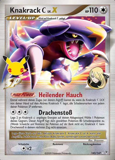 Knakrack C 145/147 Celebrations Klassische Kollektion (CEL:CC) Pokémon-Karte (Near Mint)