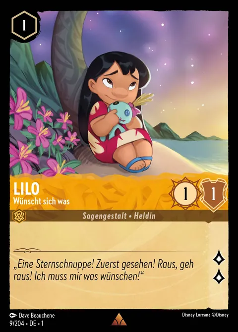 Lilo - Wünscht sich was #009 Das erste Kapitel Disney Lorcana-Karte (Near Mint)