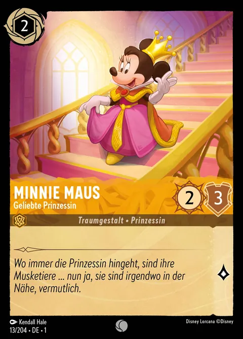 Minnie Maus - Geliebte Prinzessin #013 Das erste Kapitel Disney Lorcana-Karte (Near Mint)
