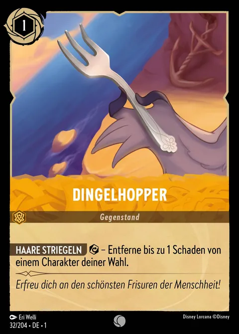 Dingelhopper #032 Das erste Kapitel Disney Lorcana-Karte (Near Mint)