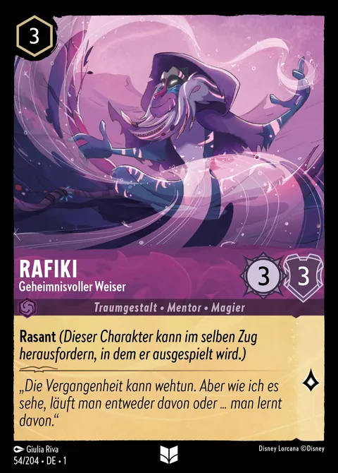 Rafiki - Geheimnisvoller Weiser #054 Das erste Kapitel Disney Lorcana-Karte (Near Mint)