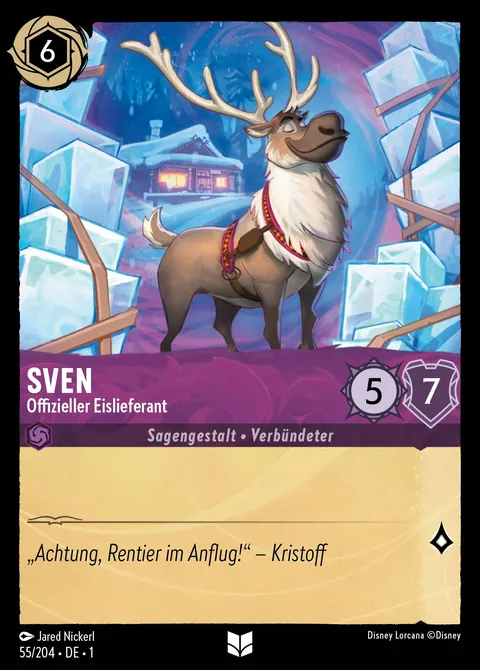 Sven - Offizieller Eislieferant #055 Das erste Kapitel Disney Lorcana-Karte (Near Mint)