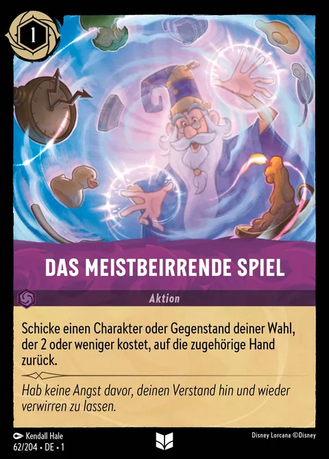 Das meistbeirrende Spiel #062 Das erste Kapitel Disney Lorcana-Karte (Near Mint)