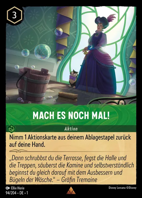 Mach es noch mal! #094 Das erste Kapitel Disney Lorcana-Karte (Near Mint)