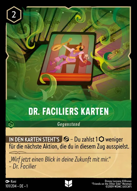 Dr. Faciliers Karten #101 Das erste Kapitel Disney Lorcana-Karte (Near Mint)