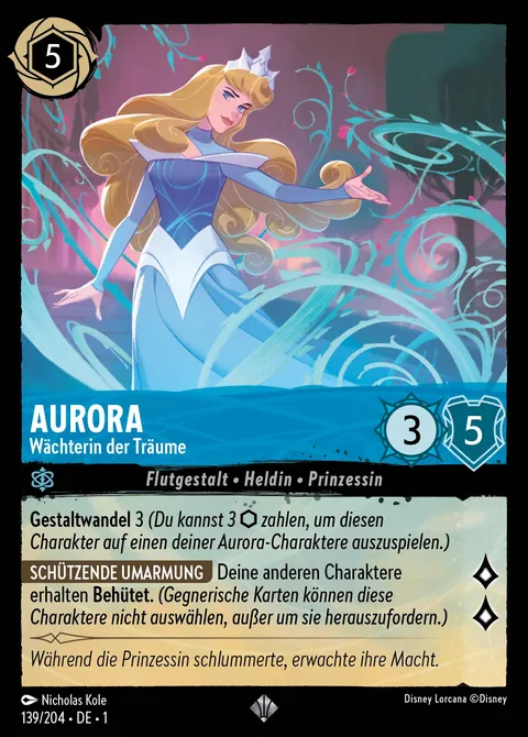Aurora - Wächterin der Träume #139 Das erste Kapitel Disney Lorcana-Karte (Near Mint)