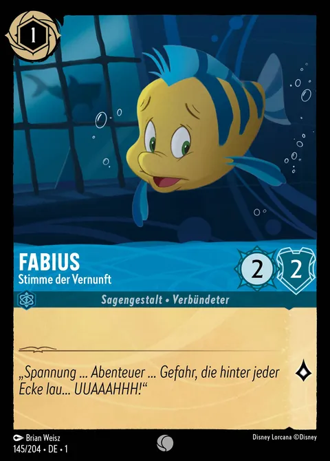 Fabius - Stimme der Vernunft #145 Das erste Kapitel Disney Lorcana-Karte (Near Mint)