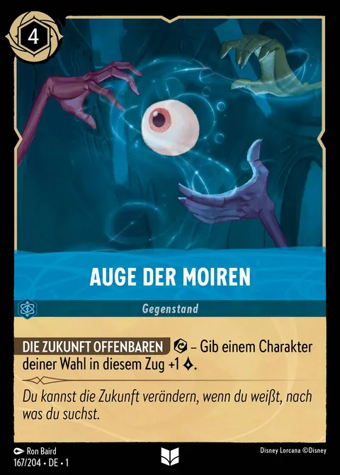 Auge der Moiren #167 Das erste Kapitel Disney Lorcana-Karte (Near Mint)