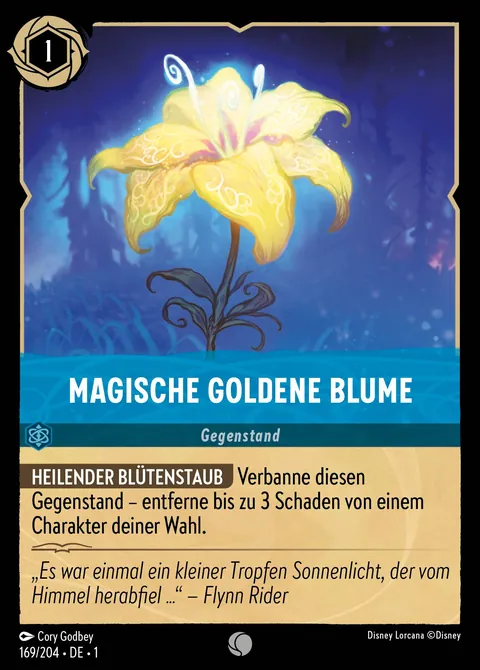 Magische Goldene Blume #169 Das erste Kapitel Disney Lorcana-Karte (Near Mint)